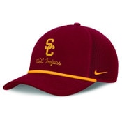 USC Trojans Nike Cardinal Interlock Rise Academic Structured Adjustable Rope Trucker Hat